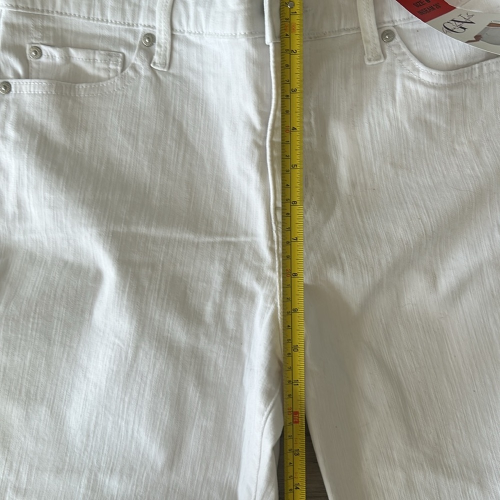 NWT Gloria Vanderbilt women’s white jeans size 8 - Picture 3 of 8